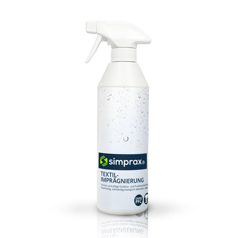 simprax® Textil Imprägnierung Spray-On – 250ml (biologisch abbaubar, vegan)  – Tigerlilly